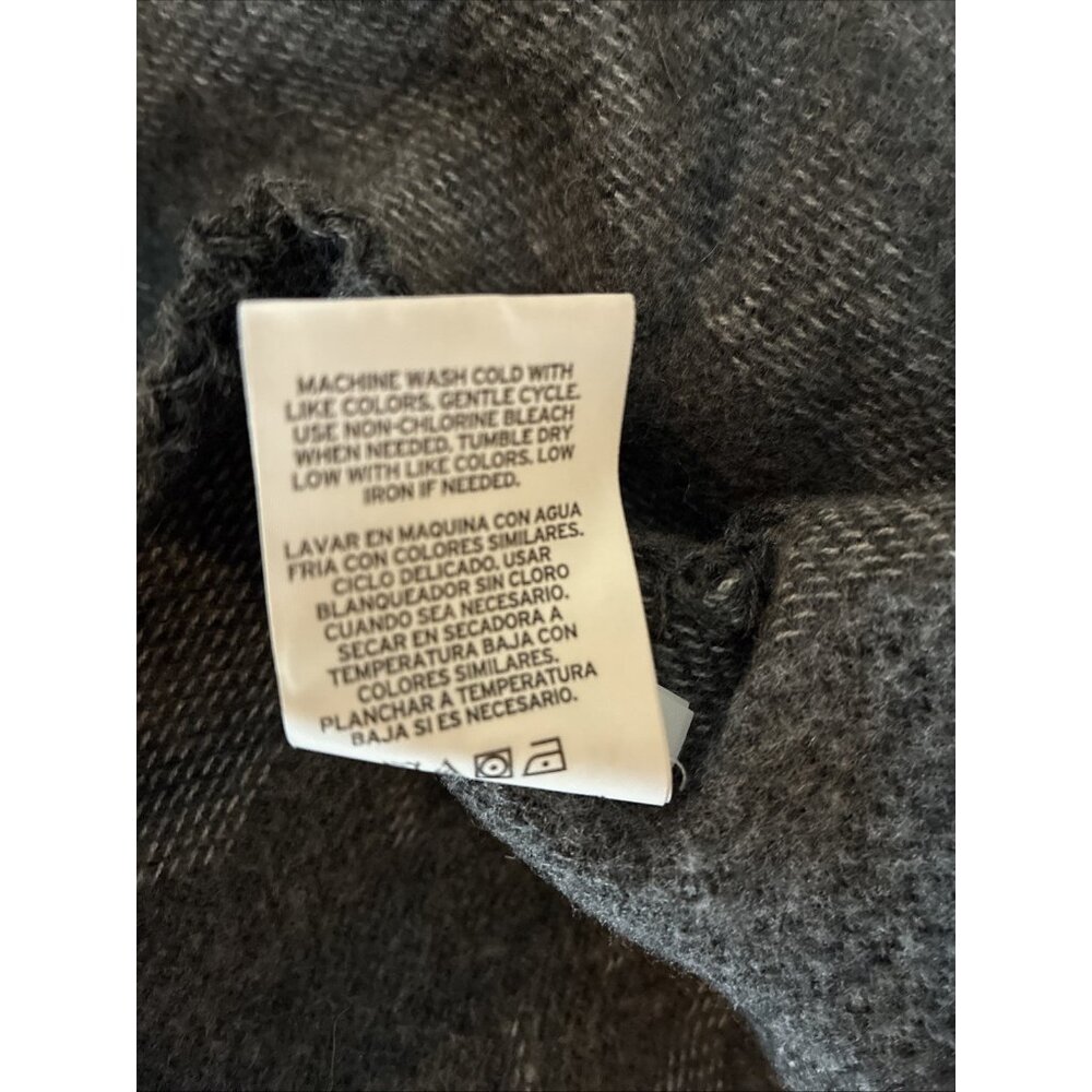 Woolrich Womens One Size Open Front Cardigan Gray… - image 7